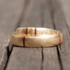 Ringe Gold 750/- mit Querstreifen, Feueremaille_obreiter